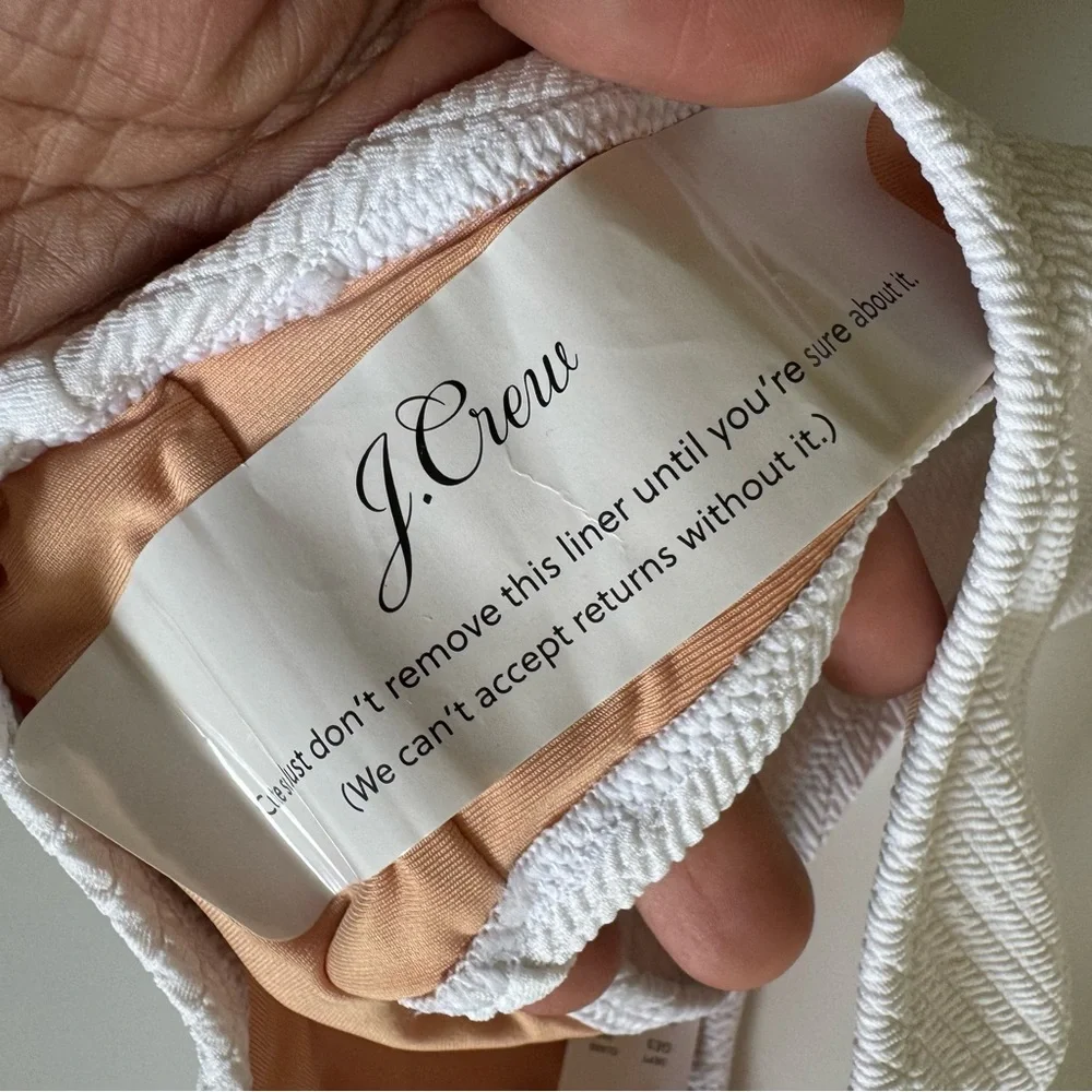 J. Crew Swimsuit Ribbed Curved Low Waist Cheeky Bikini Bottom NEW BC050